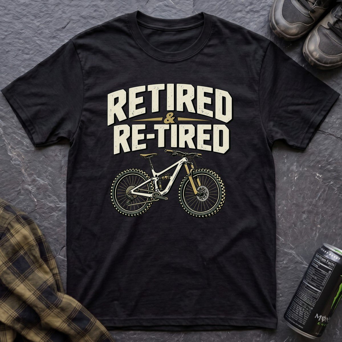 Retired and Re-Tired T-Shirt - AspenCrestOutdoors