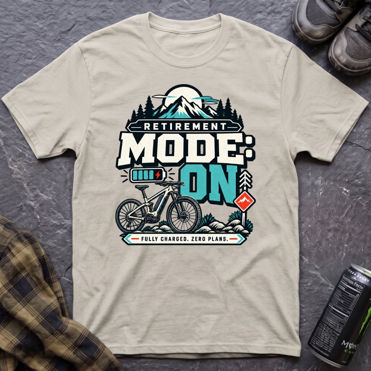 Retirement Mode On T-Shirt - AspenCrestOutdoors