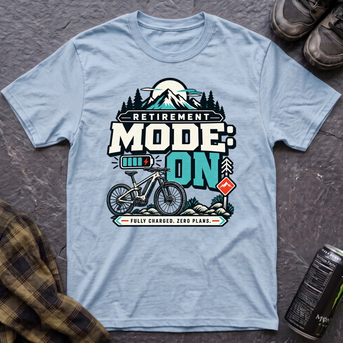 Retirement Mode On T-Shirt - AspenCrestOutdoors