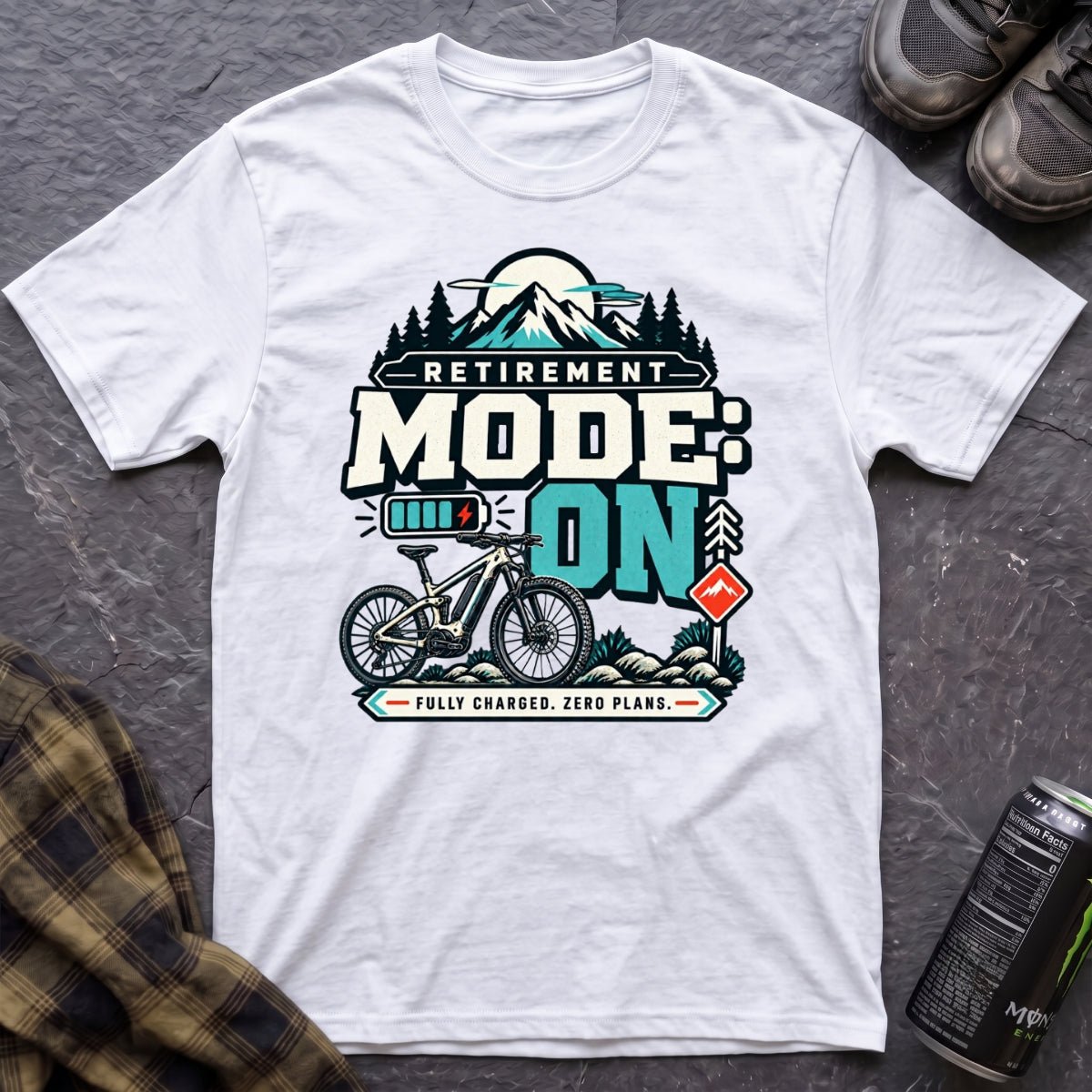 Retirement Mode On T-Shirt - AspenCrestOutdoors