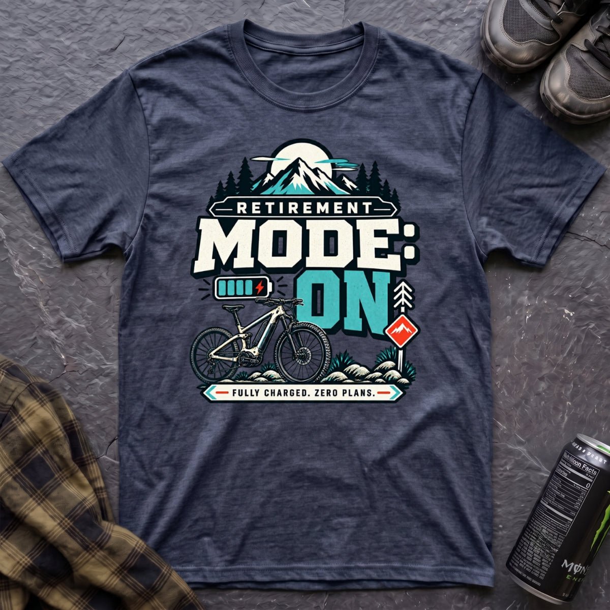 Retirement Mode On T-Shirt - AspenCrestOutdoors