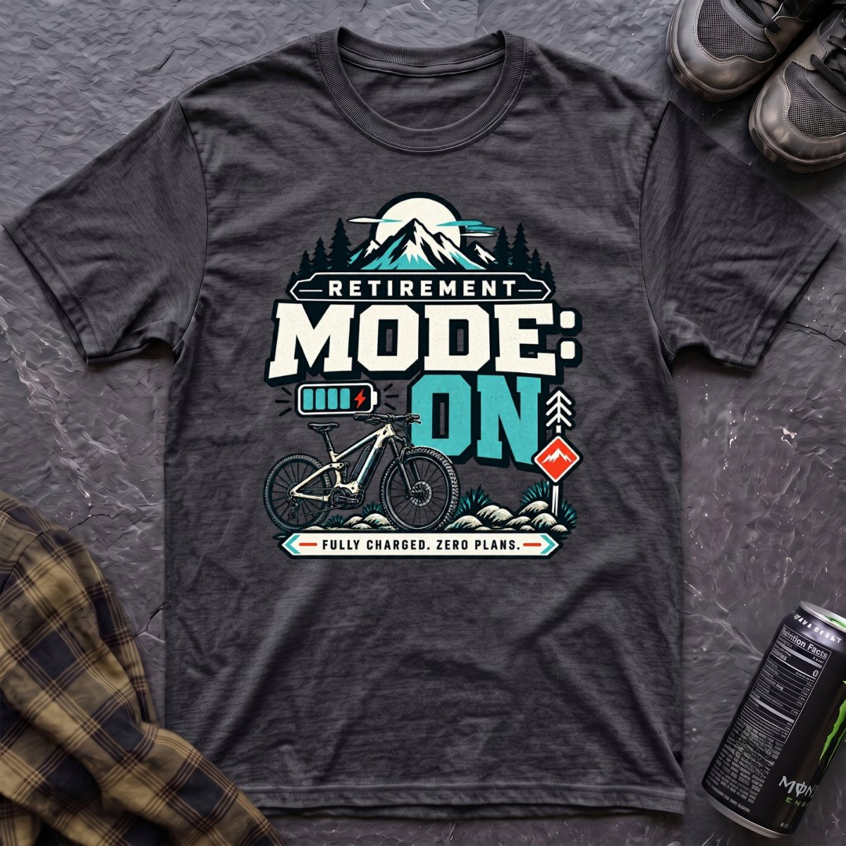 Retirement Mode On T-Shirt - AspenCrestOutdoors
