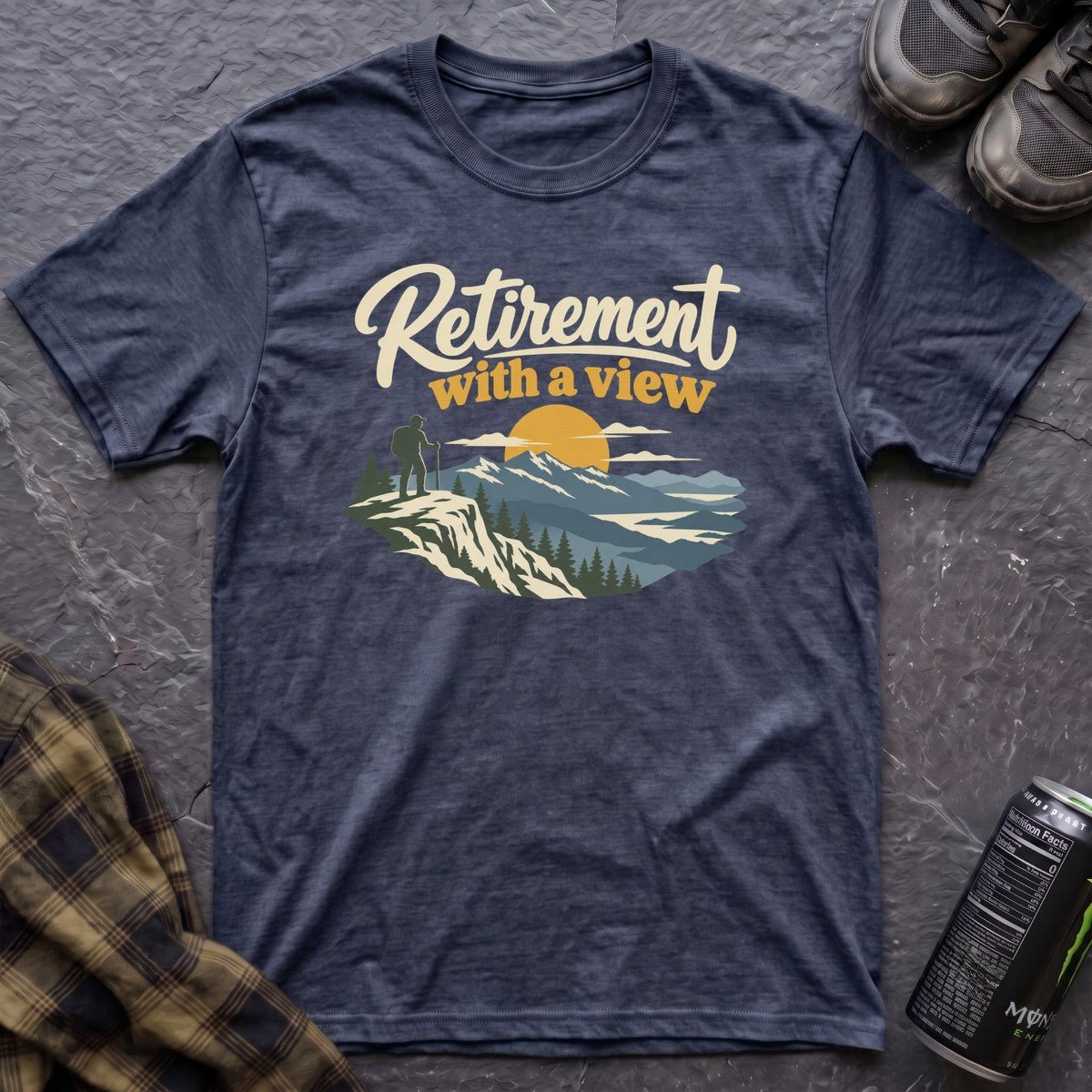 Retirement With a View T-Shirt - AspenCrestOutdoors