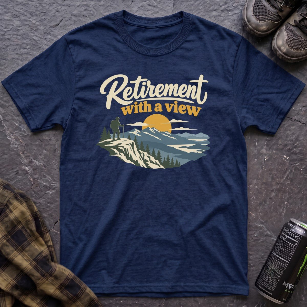 Retirement With a View T-Shirt - AspenCrestOutdoors
