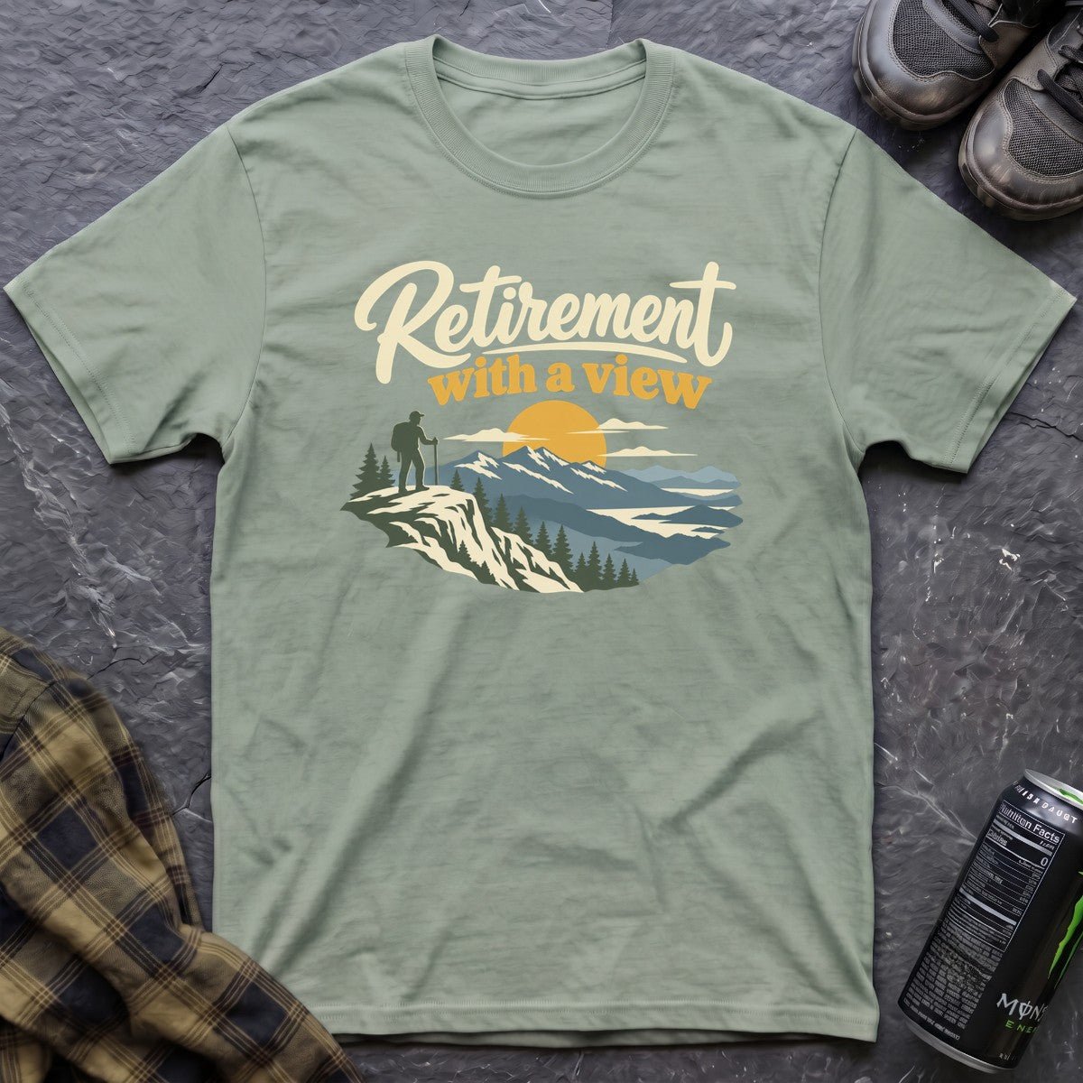 Retirement With a View T-Shirt - AspenCrestOutdoors