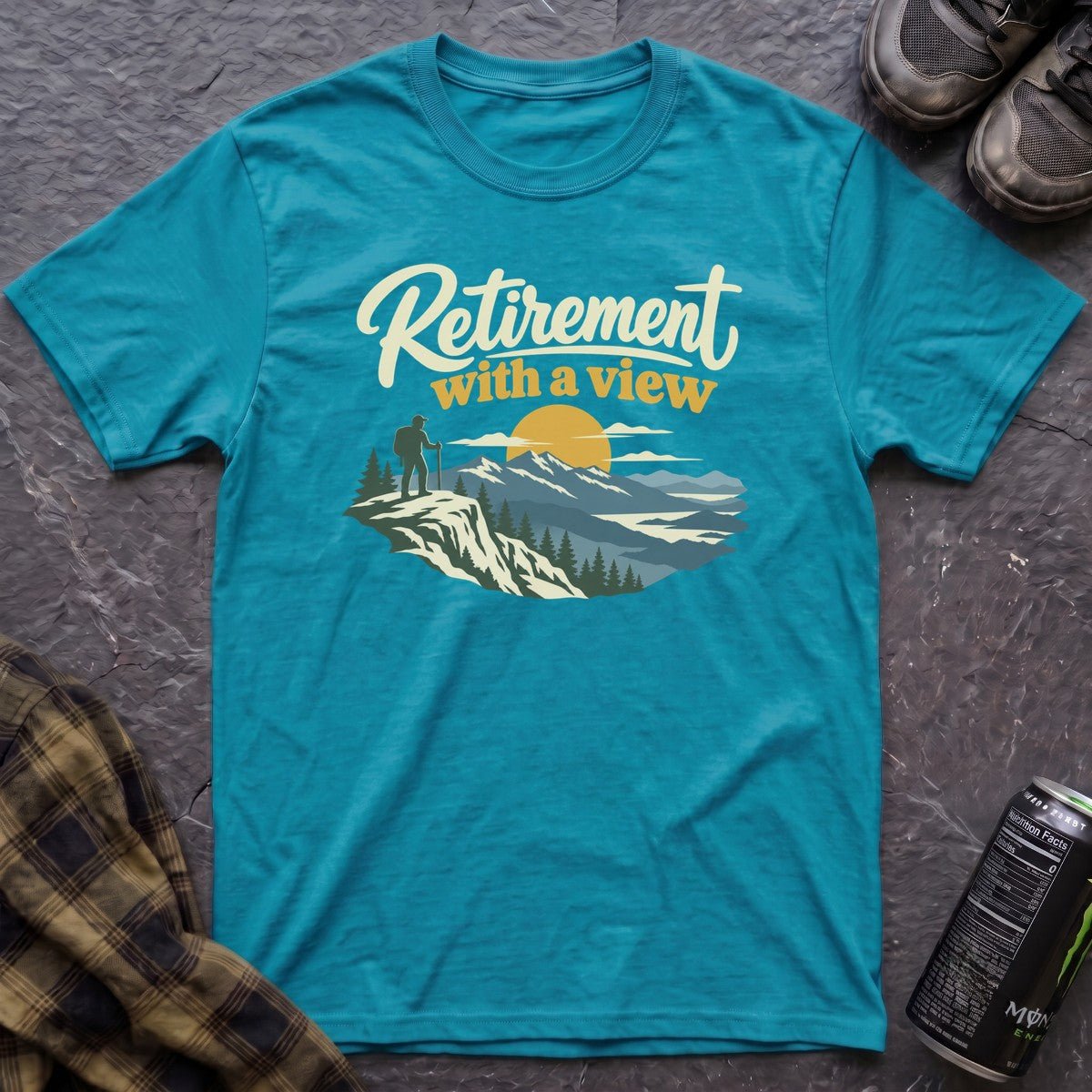 Retirement With a View T-Shirt - AspenCrestOutdoors