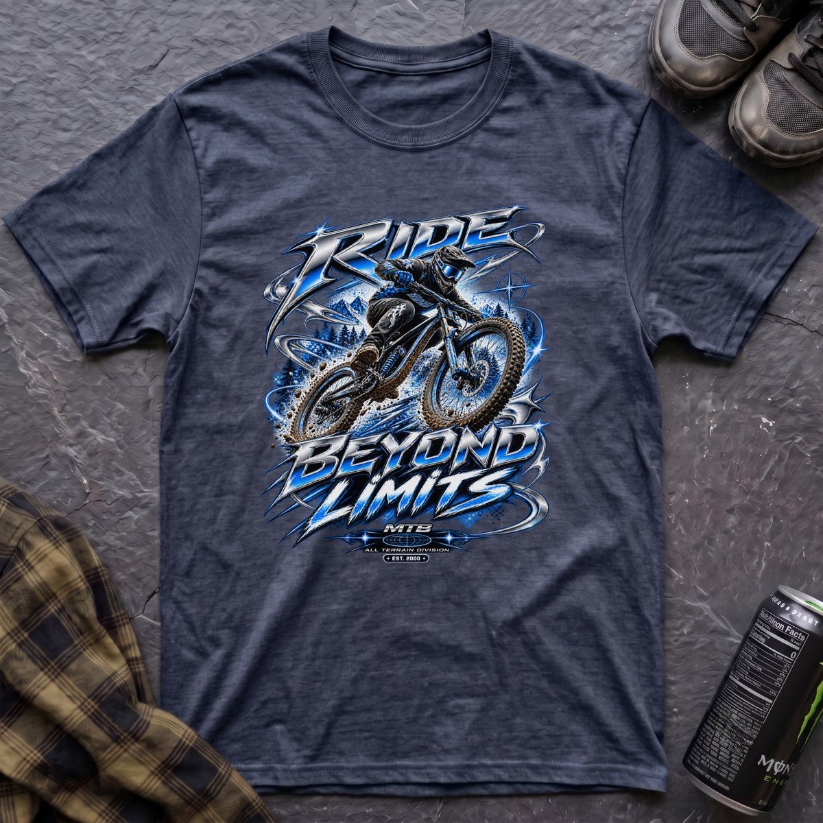 Ride Beyond Limits Retro Y2K T-Shirt - AspenCrestOutdoors