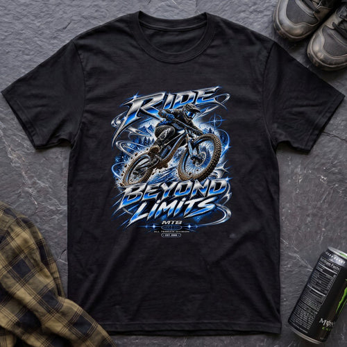 Ride Beyond Limits Retro Y2K T-Shirt - AspenCrestOutdoors