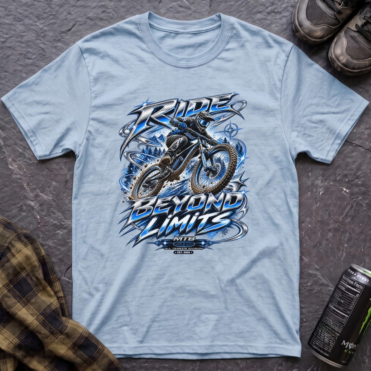 Ride Beyond Limits Retro Y2K T-Shirt - AspenCrestOutdoors