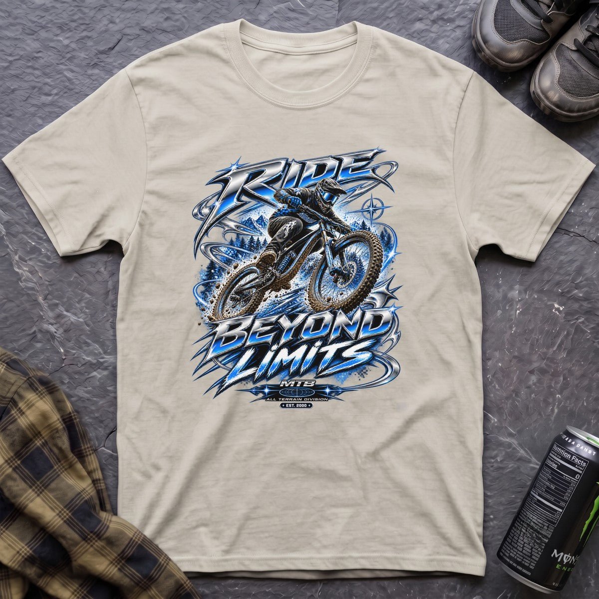 Ride Beyond Limits Retro Y2K T-Shirt - AspenCrestOutdoors