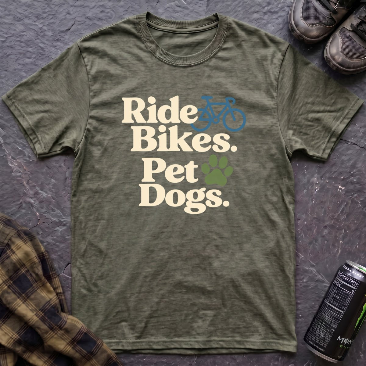 Ride Bikes Pet Dogs T-Shirt - AspenCrestOutdoors