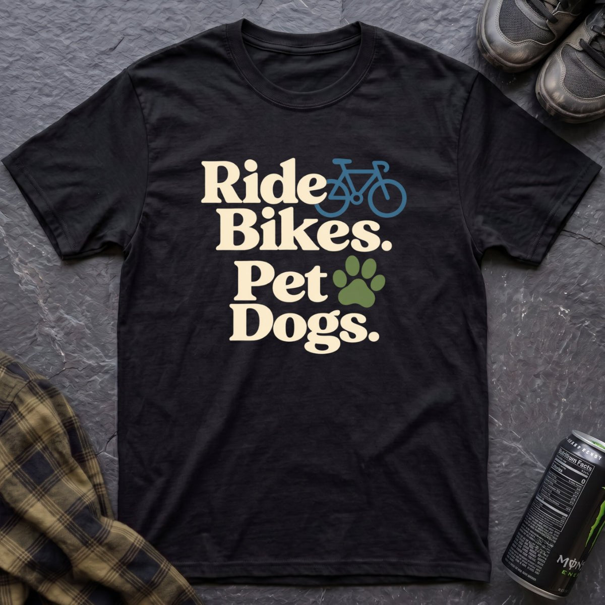 Ride Bikes Pet Dogs T-Shirt - AspenCrestOutdoors