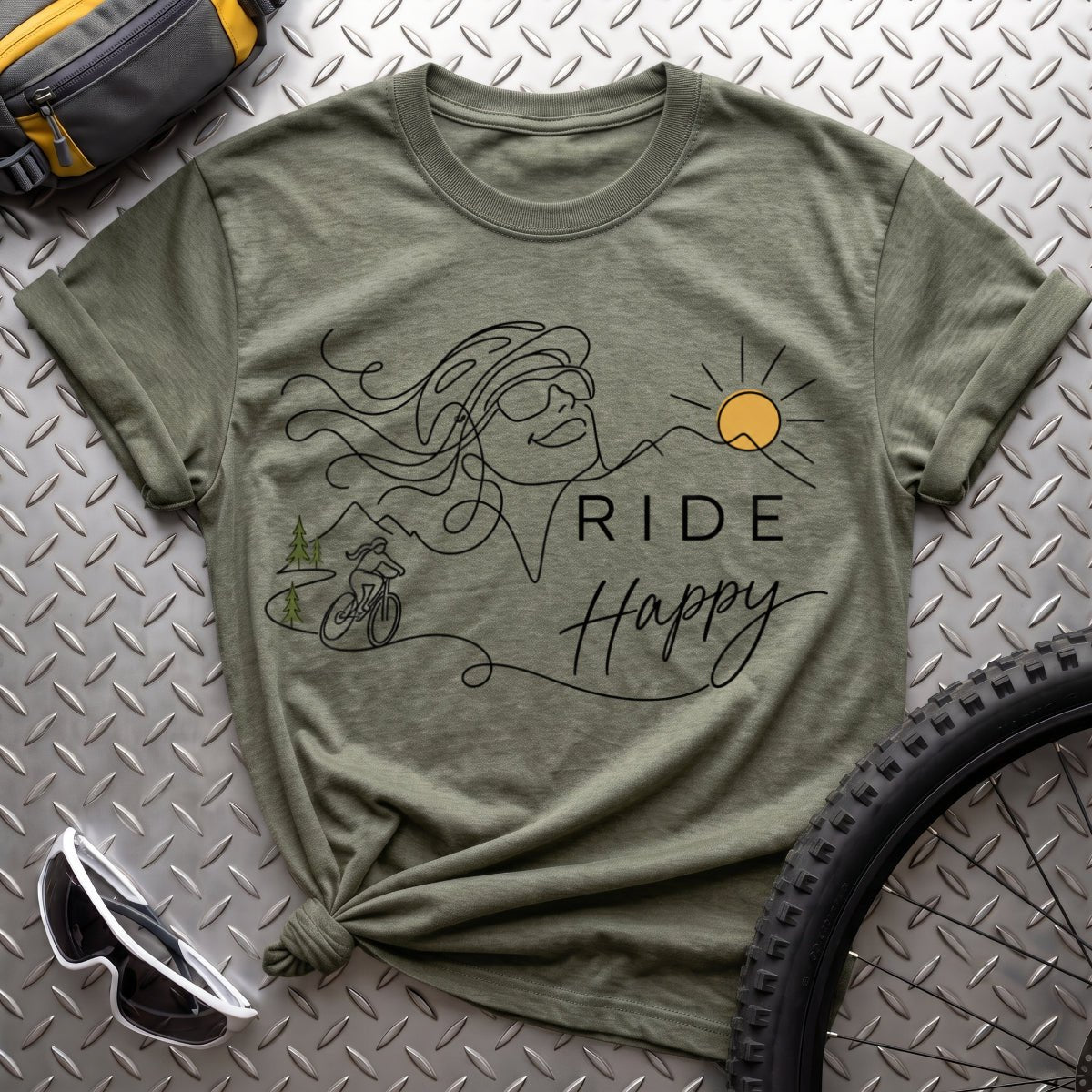 Ride Happy T-Shirt - AspenCrestOutdoors
