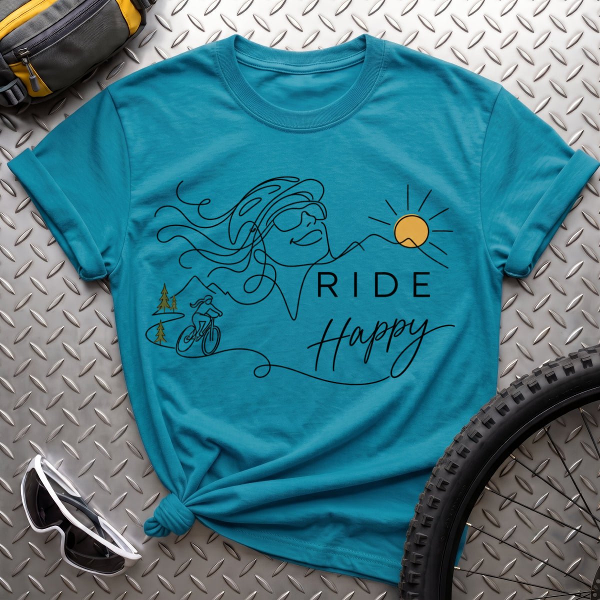 Ride Happy T-Shirt - AspenCrestOutdoors