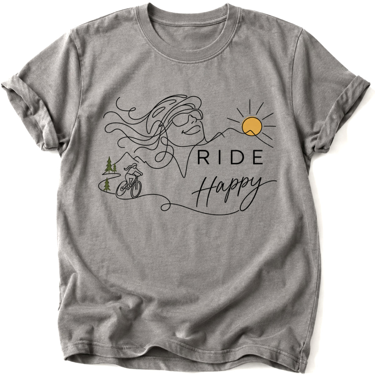 Ride Happy T-Shirt - AspenCrestOutdoors