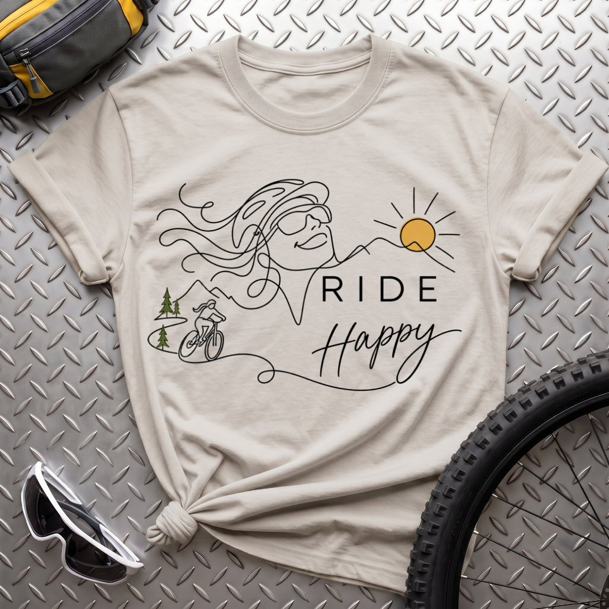 Ride Happy T-Shirt - AspenCrestOutdoors