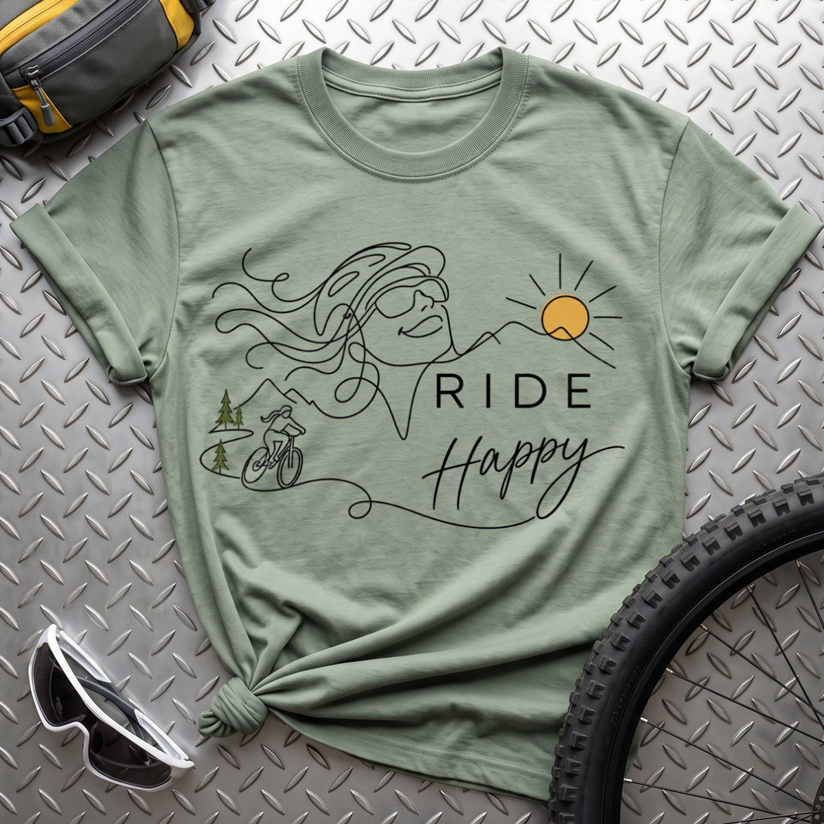 Ride Happy T-Shirt - AspenCrestOutdoors