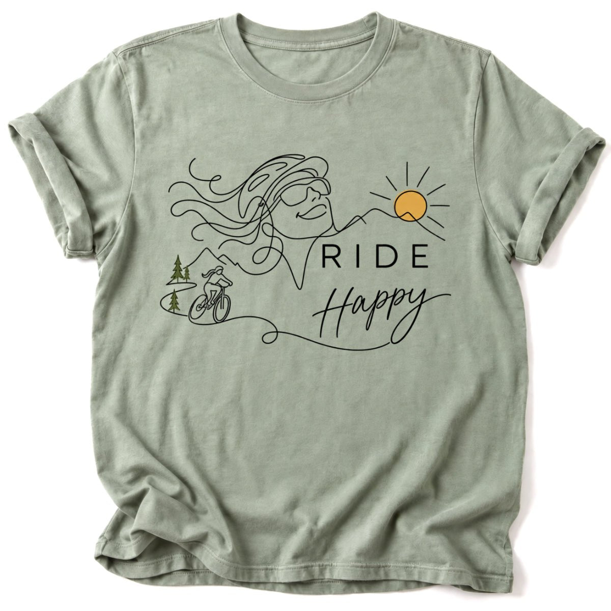 Ride Happy T-Shirt - AspenCrestOutdoors