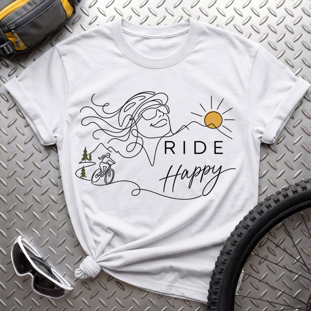 Ride Happy T-Shirt - AspenCrestOutdoors