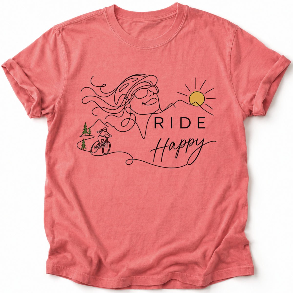 Ride Happy T-Shirt - AspenCrestOutdoors