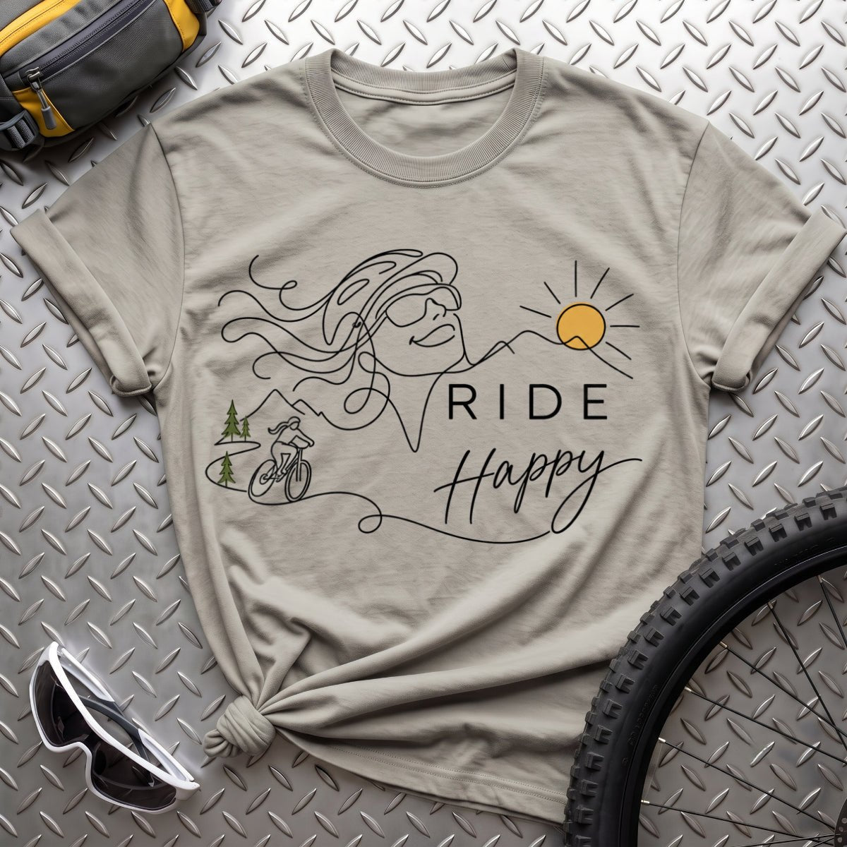 Ride Happy T-Shirt - AspenCrestOutdoors