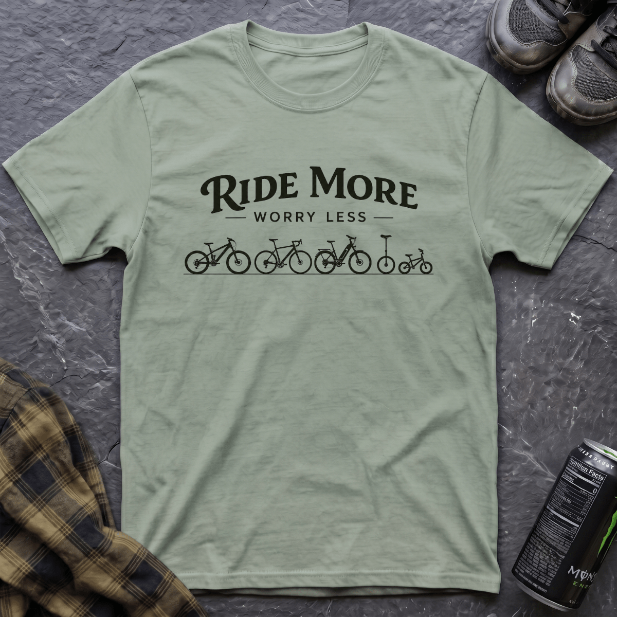 Ride More Worry Less T-Shirt - AspenCrestOutdoors