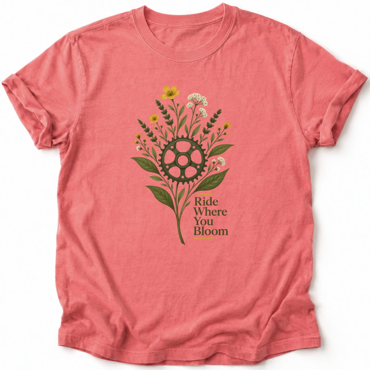 Ride Where You Bloom T-Shirt - AspenCrestOutdoors