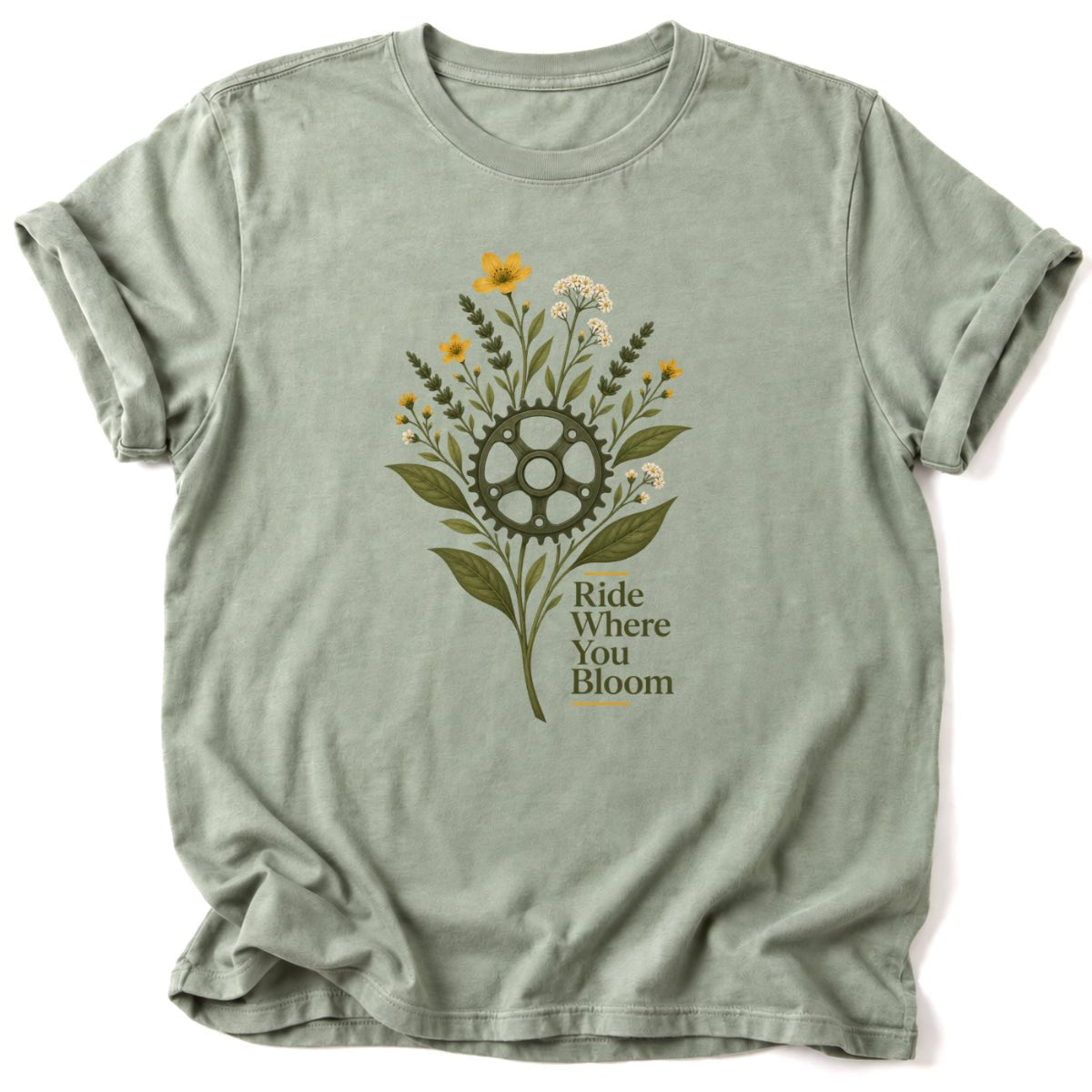 Ride Where You Bloom T-Shirt - AspenCrestOutdoors