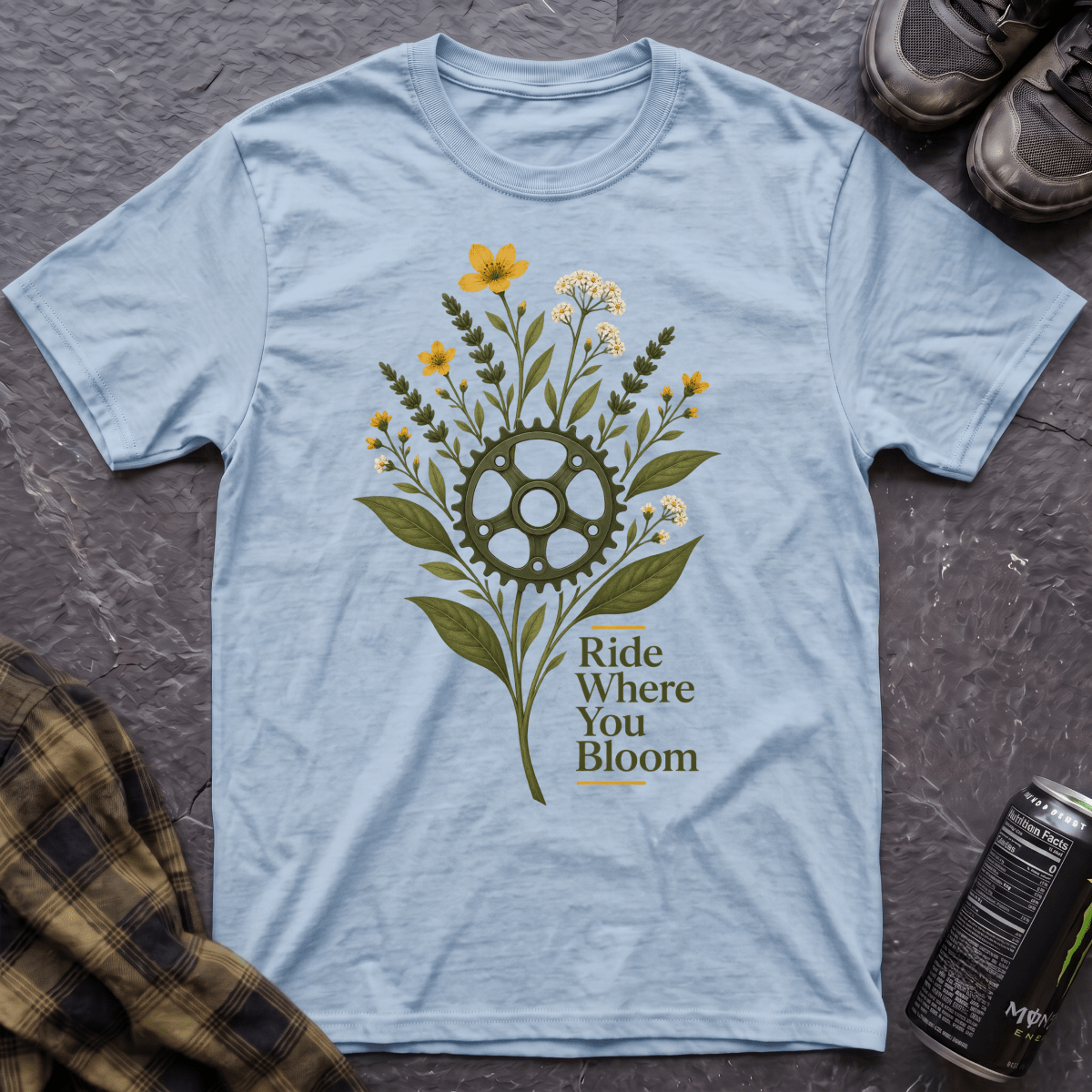 Ride Where You Bloom T-Shirt - AspenCrestOutdoors