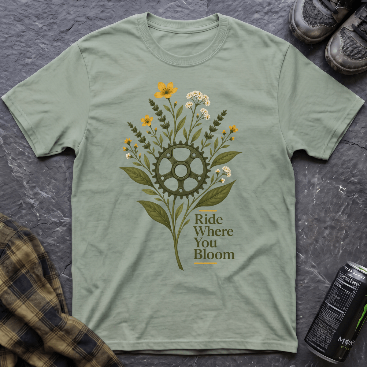 Ride Where You Bloom T-Shirt - AspenCrestOutdoors