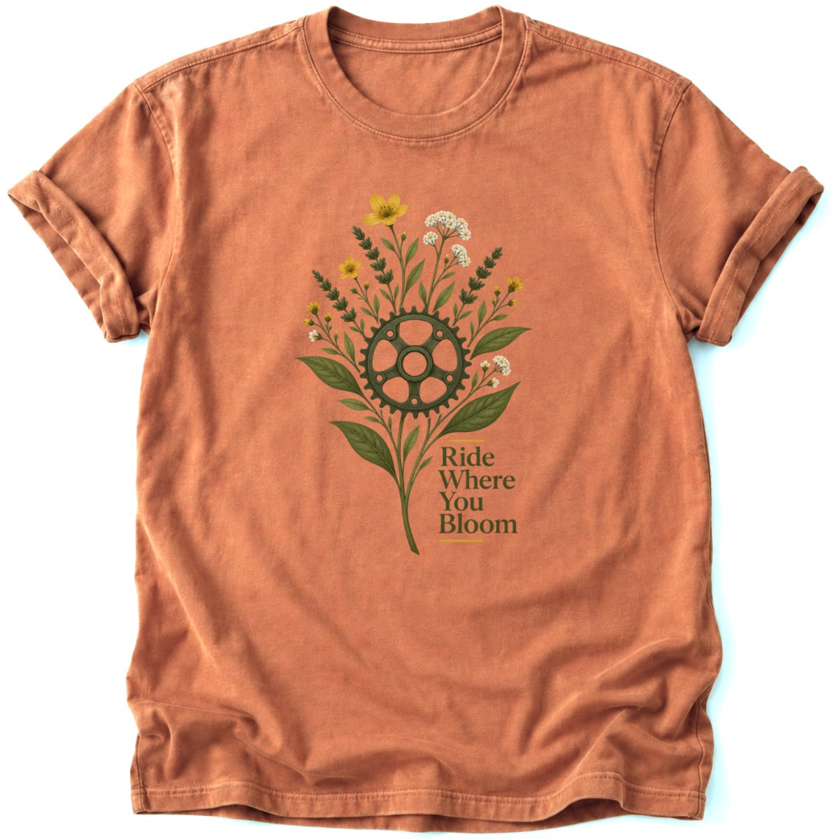 Ride Where You Bloom T-Shirt - AspenCrestOutdoors