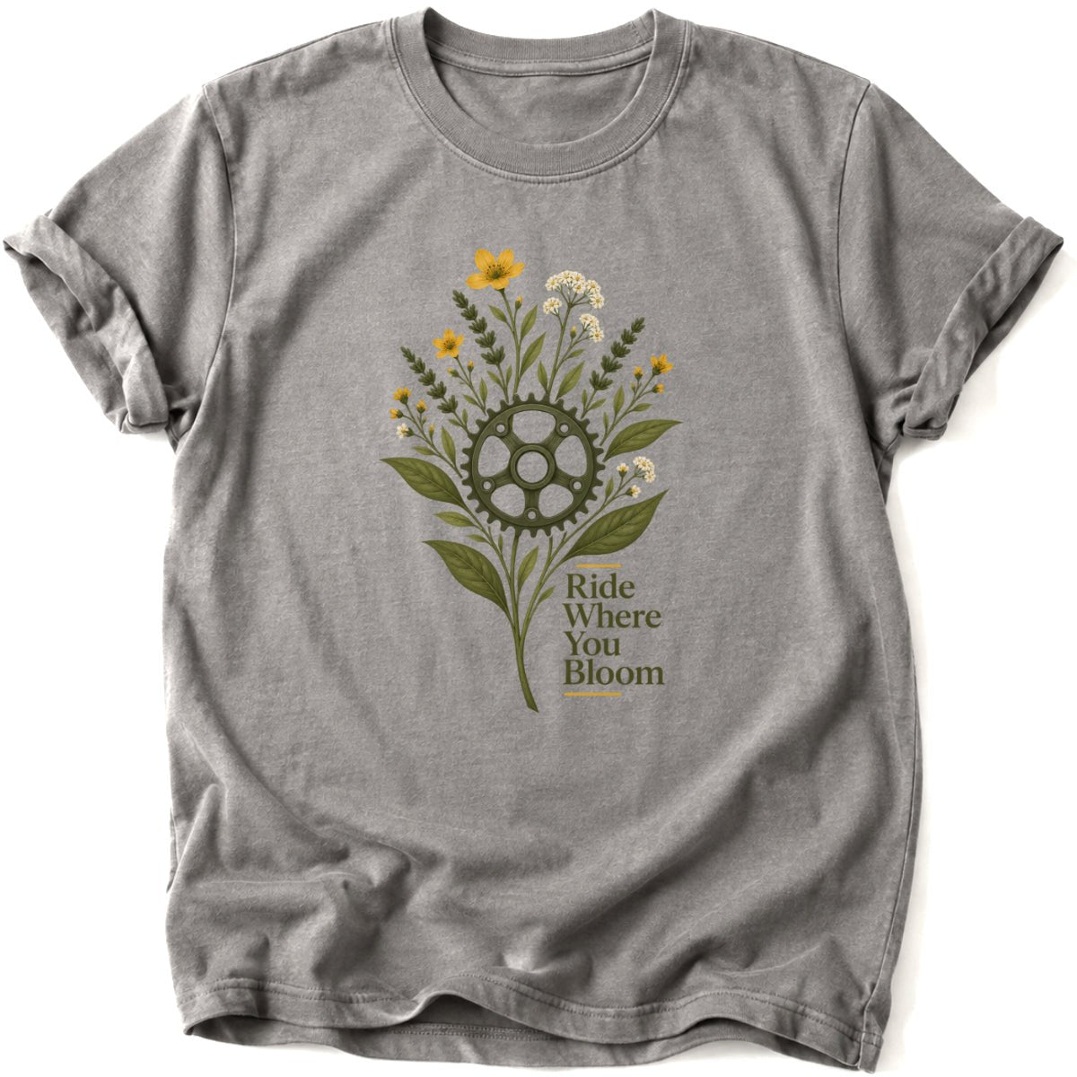 Ride Where You Bloom T-Shirt - AspenCrestOutdoors