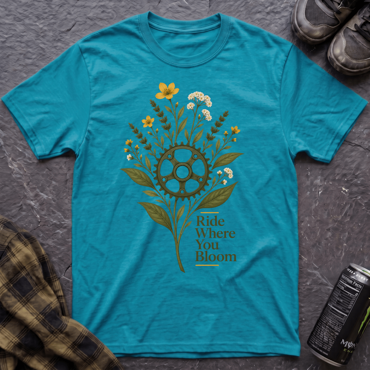 Ride Where You Bloom T-Shirt - AspenCrestOutdoors