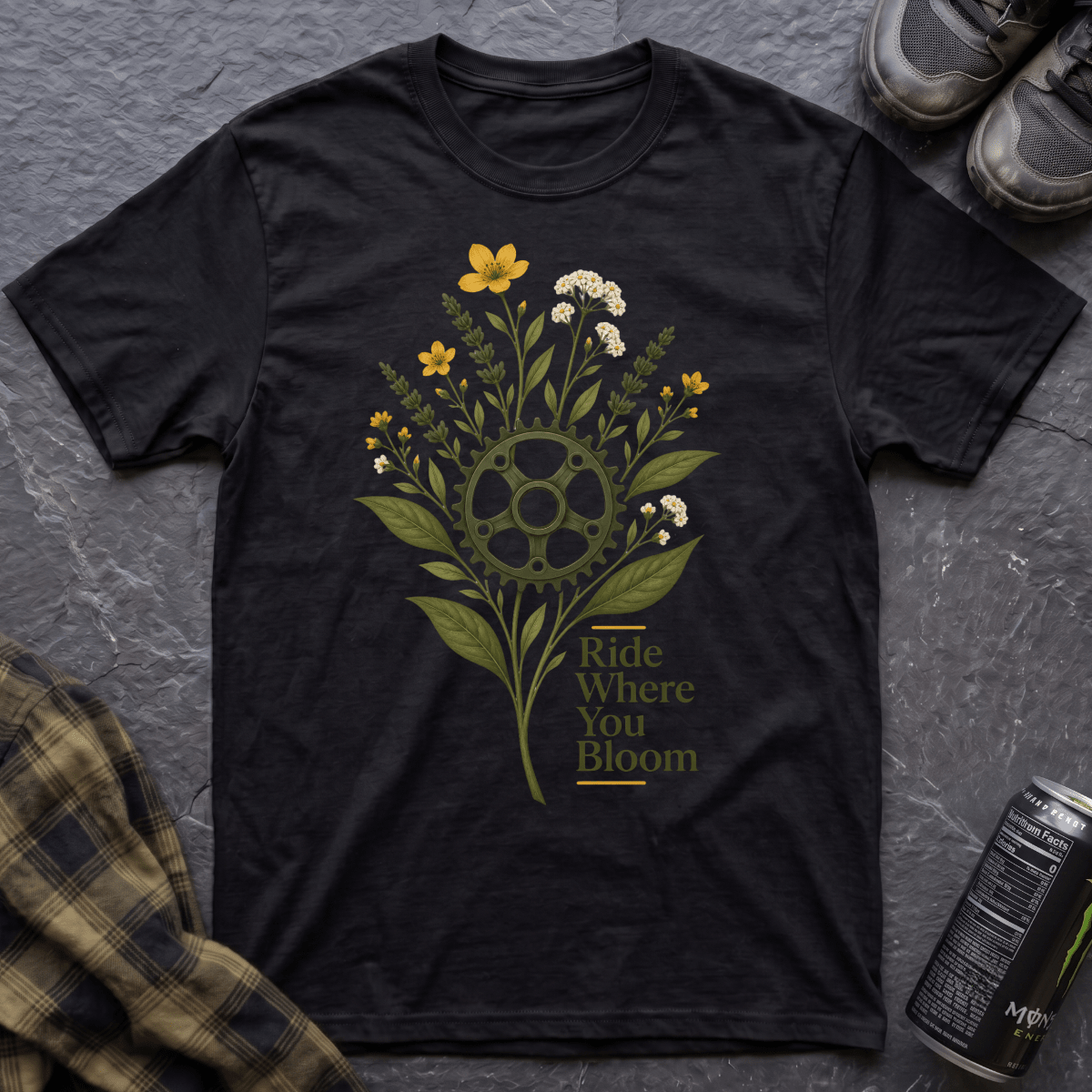Ride Where You Bloom T-Shirt - AspenCrestOutdoors