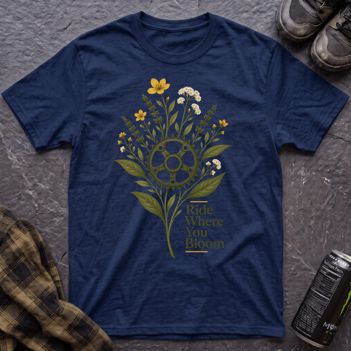 Ride Where You Bloom T-Shirt - AspenCrestOutdoors