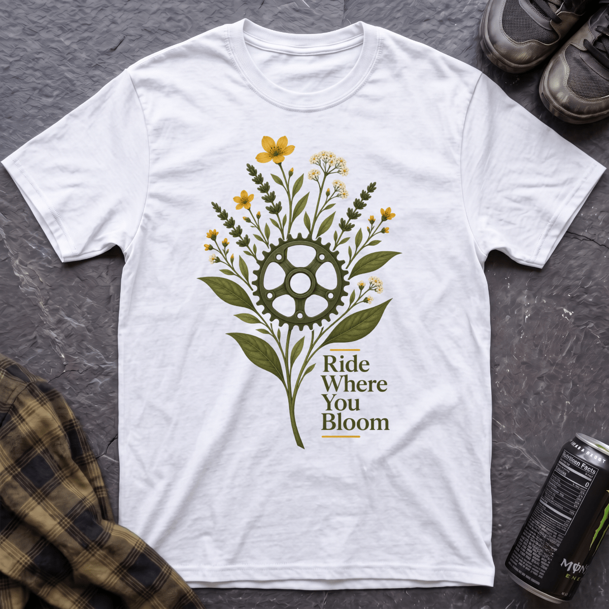 Ride Where You Bloom T-Shirt - AspenCrestOutdoors