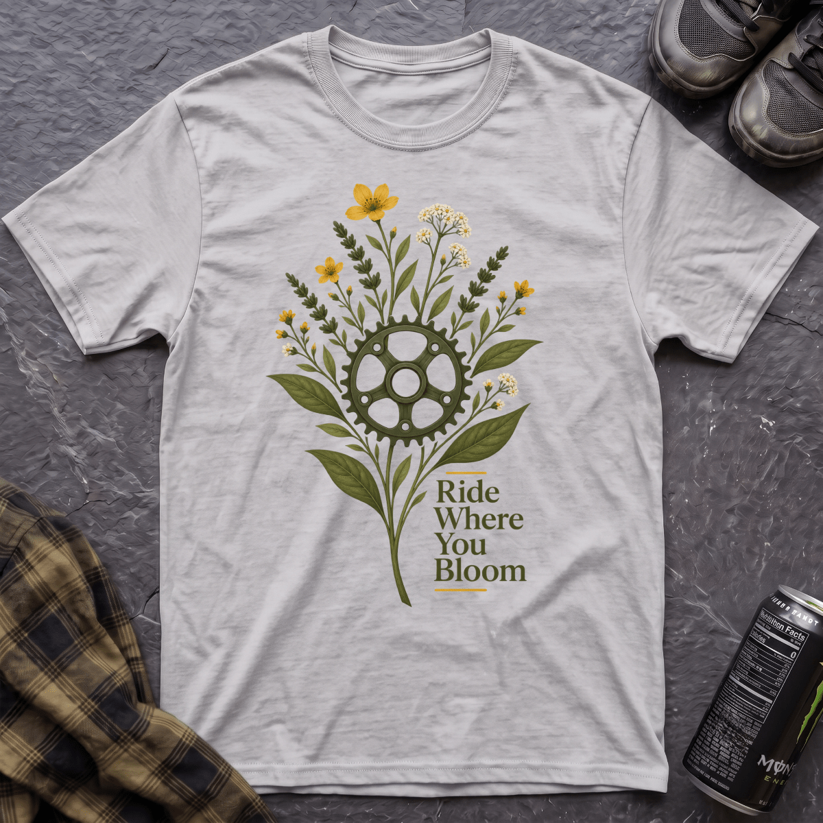 Ride Where You Bloom T-Shirt - AspenCrestOutdoors