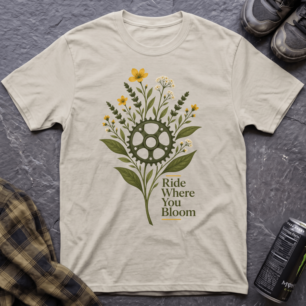 Ride Where You Bloom T-Shirt - AspenCrestOutdoors