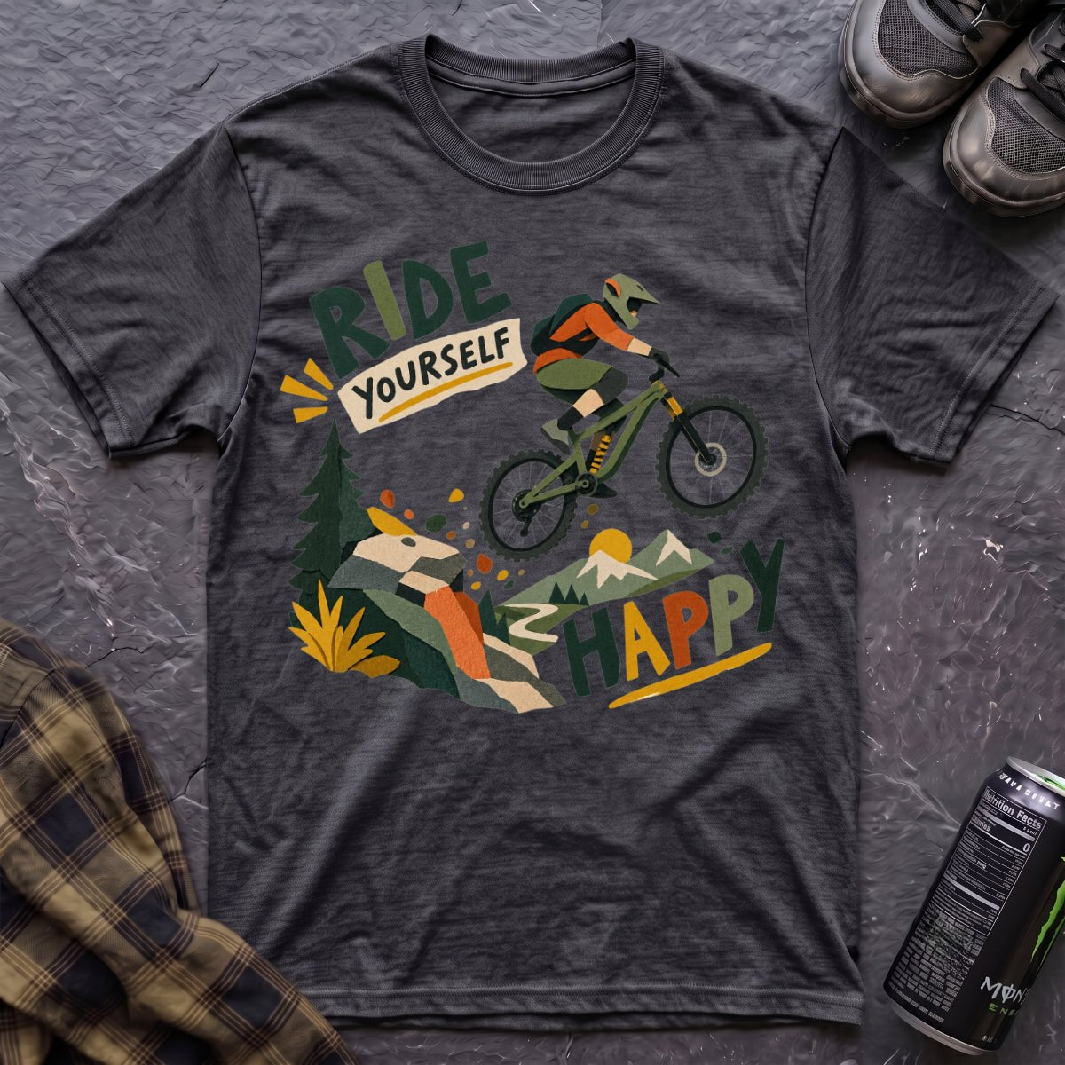 Ride Yourself Happy T-Shirt - AspenCrestOutdoors