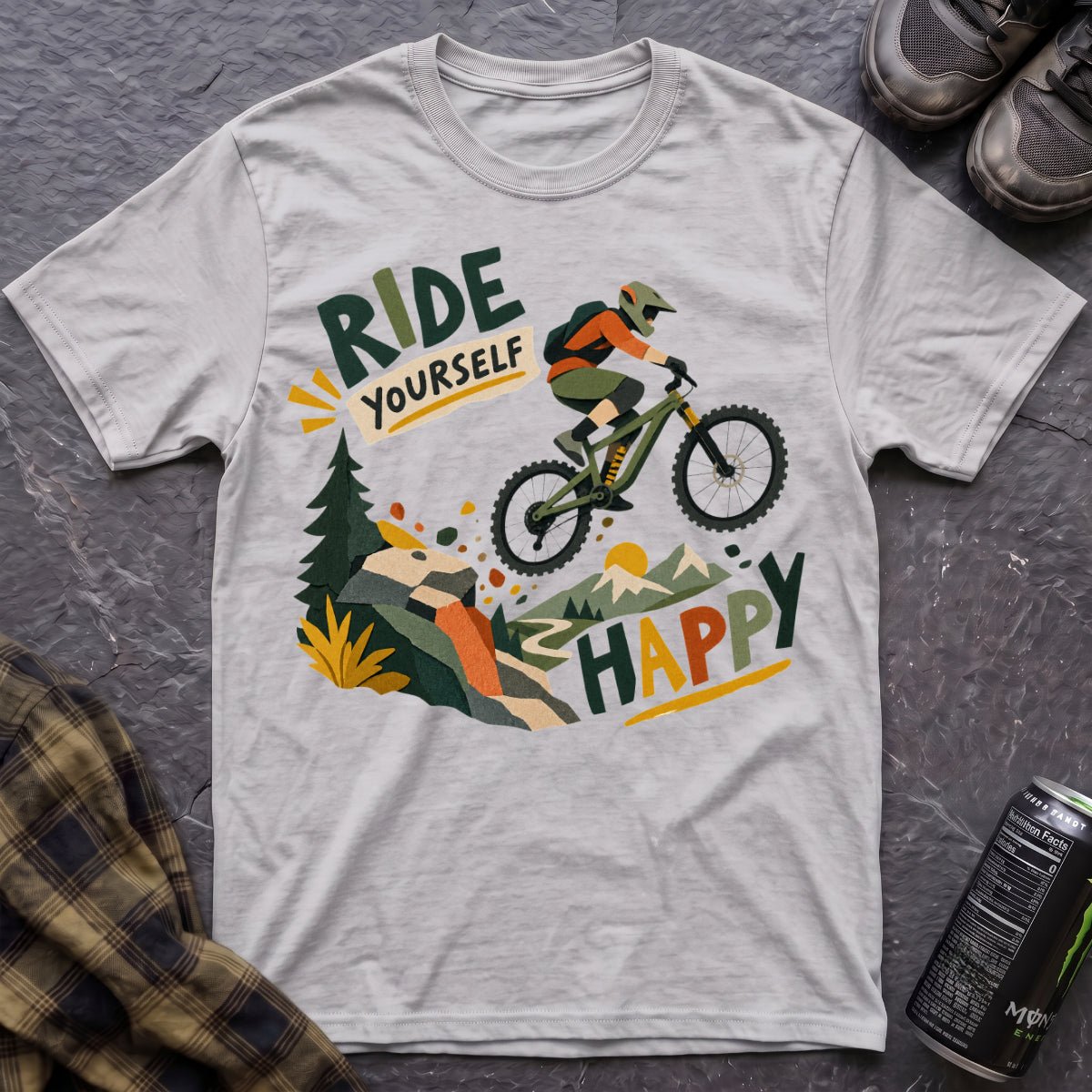 Ride Yourself Happy T-Shirt - AspenCrestOutdoors