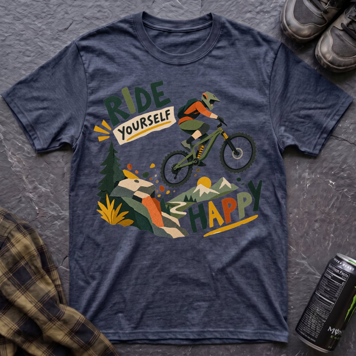 Ride Yourself Happy T-Shirt - AspenCrestOutdoors