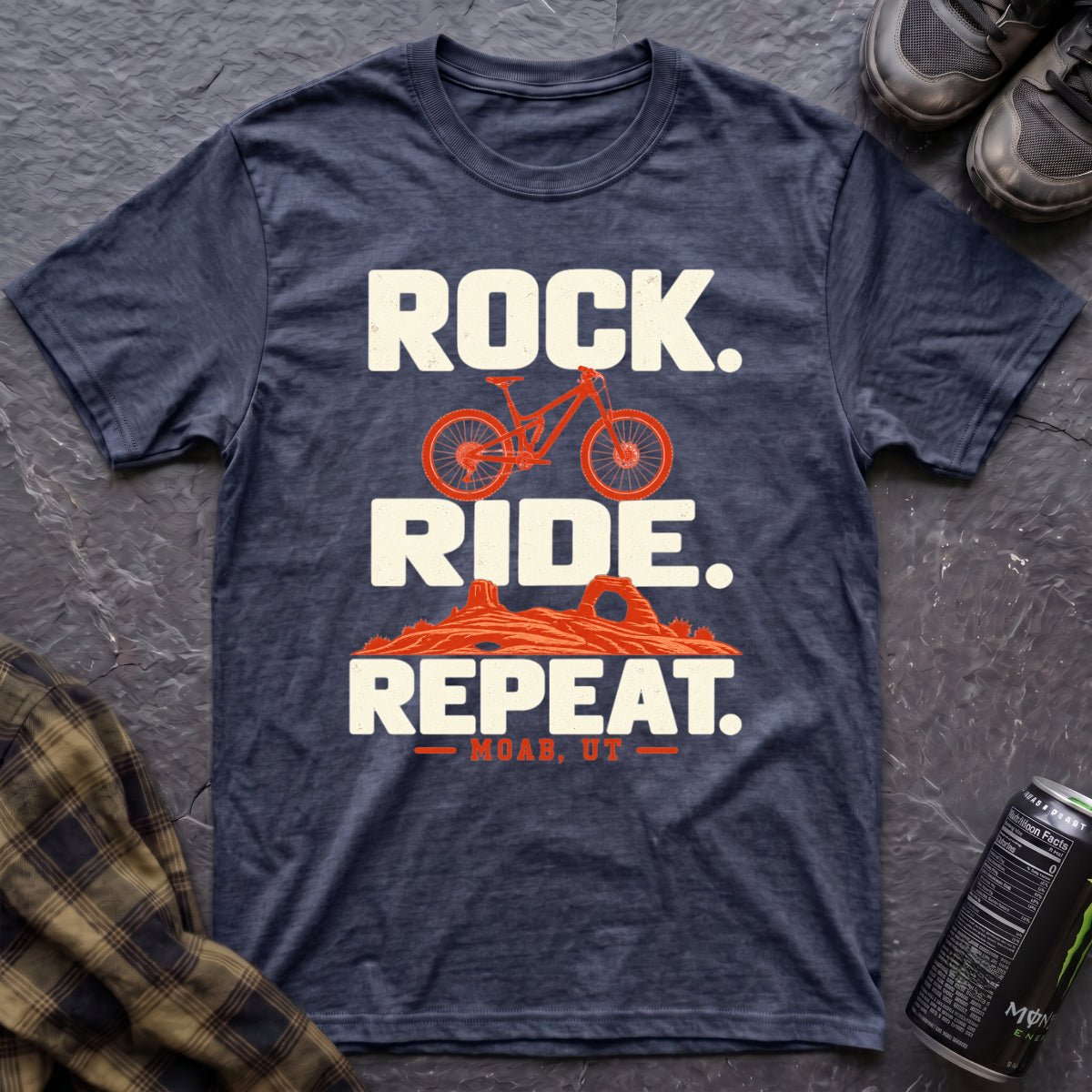 Rock Ride Repeat Moab T-Shirt - AspenCrestOutdoors
