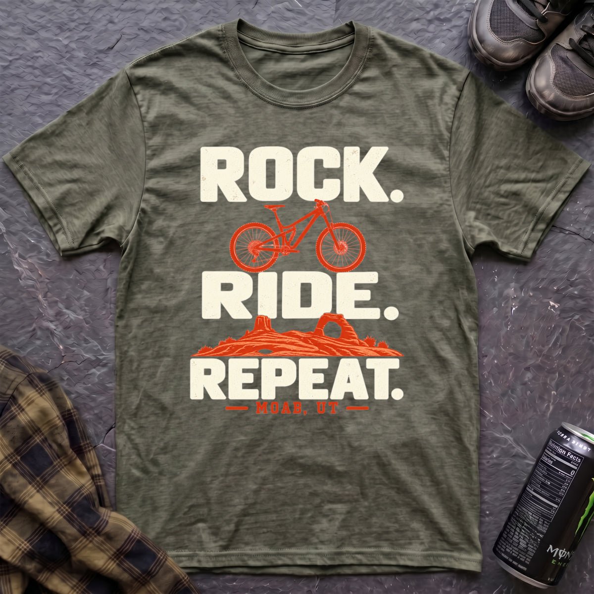 Rock Ride Repeat Moab T-Shirt - AspenCrestOutdoors