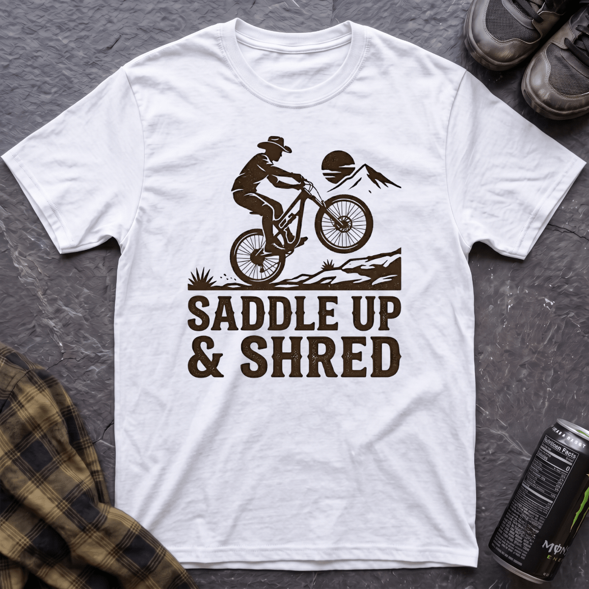 Saddle Up & Shred T-Shirt - AspenCrestOutdoors