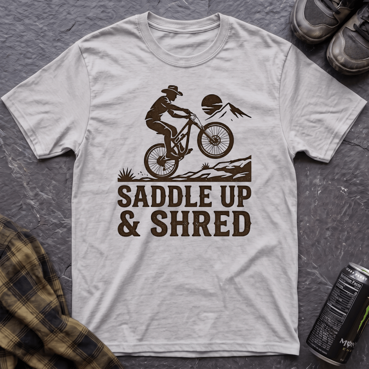 Saddle Up & Shred T-Shirt - AspenCrestOutdoors