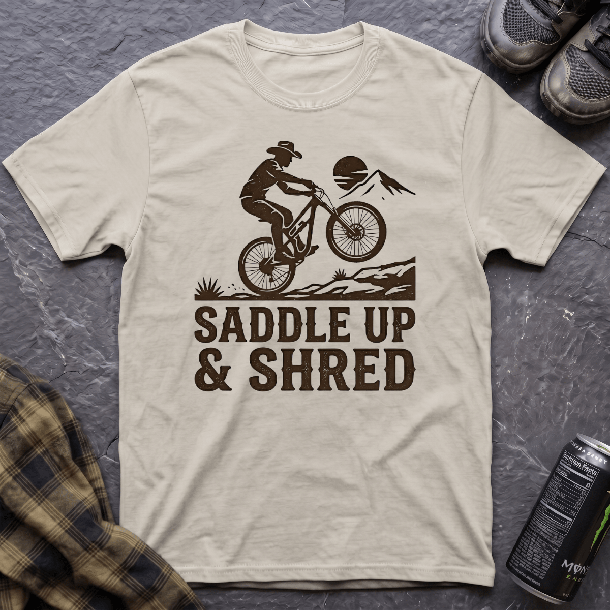 Saddle Up & Shred T-Shirt - AspenCrestOutdoors