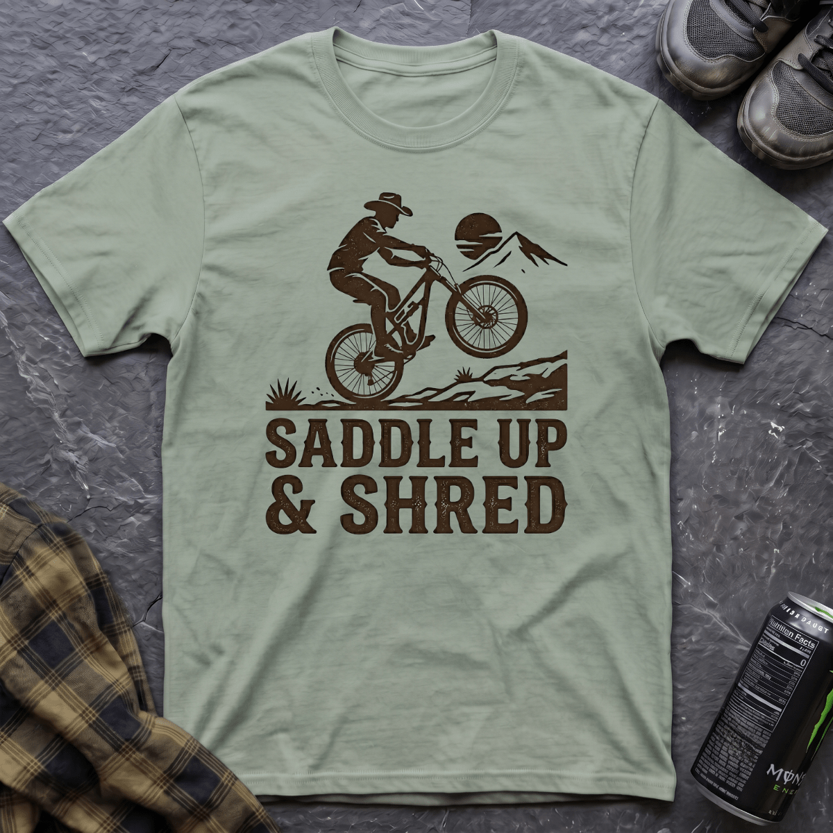Saddle Up & Shred T-Shirt - AspenCrestOutdoors