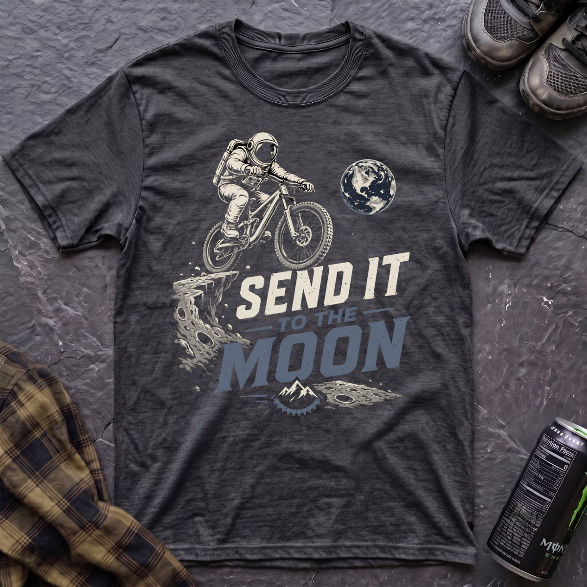 Send It To The Moon T-Shirt - AspenCrestOutdoors