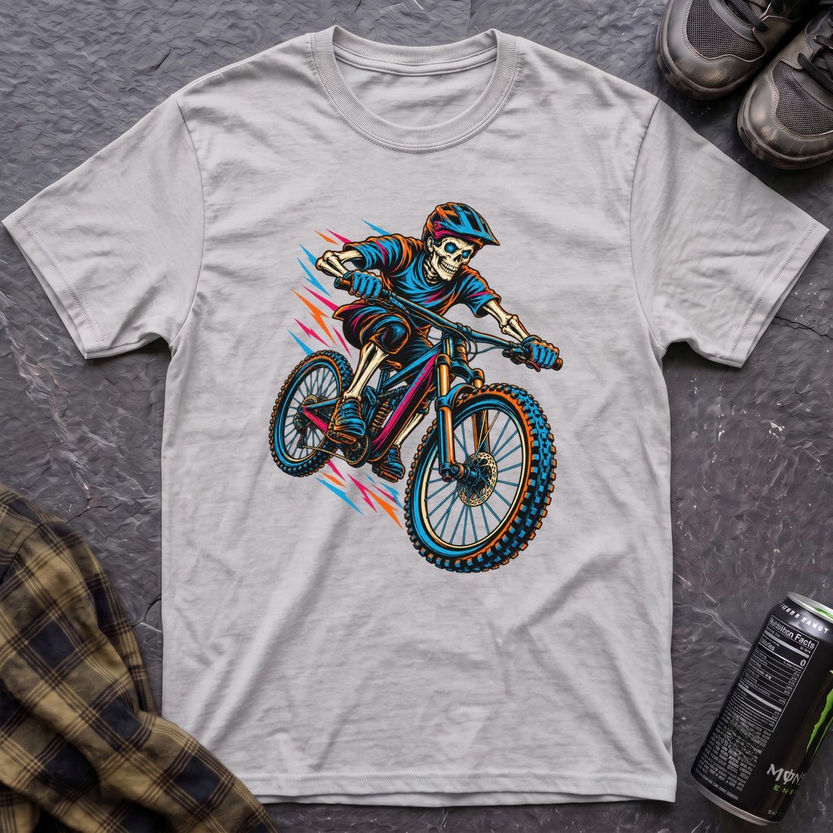 Skeleton Downhill T-Shirt - AspenCrestOutdoors