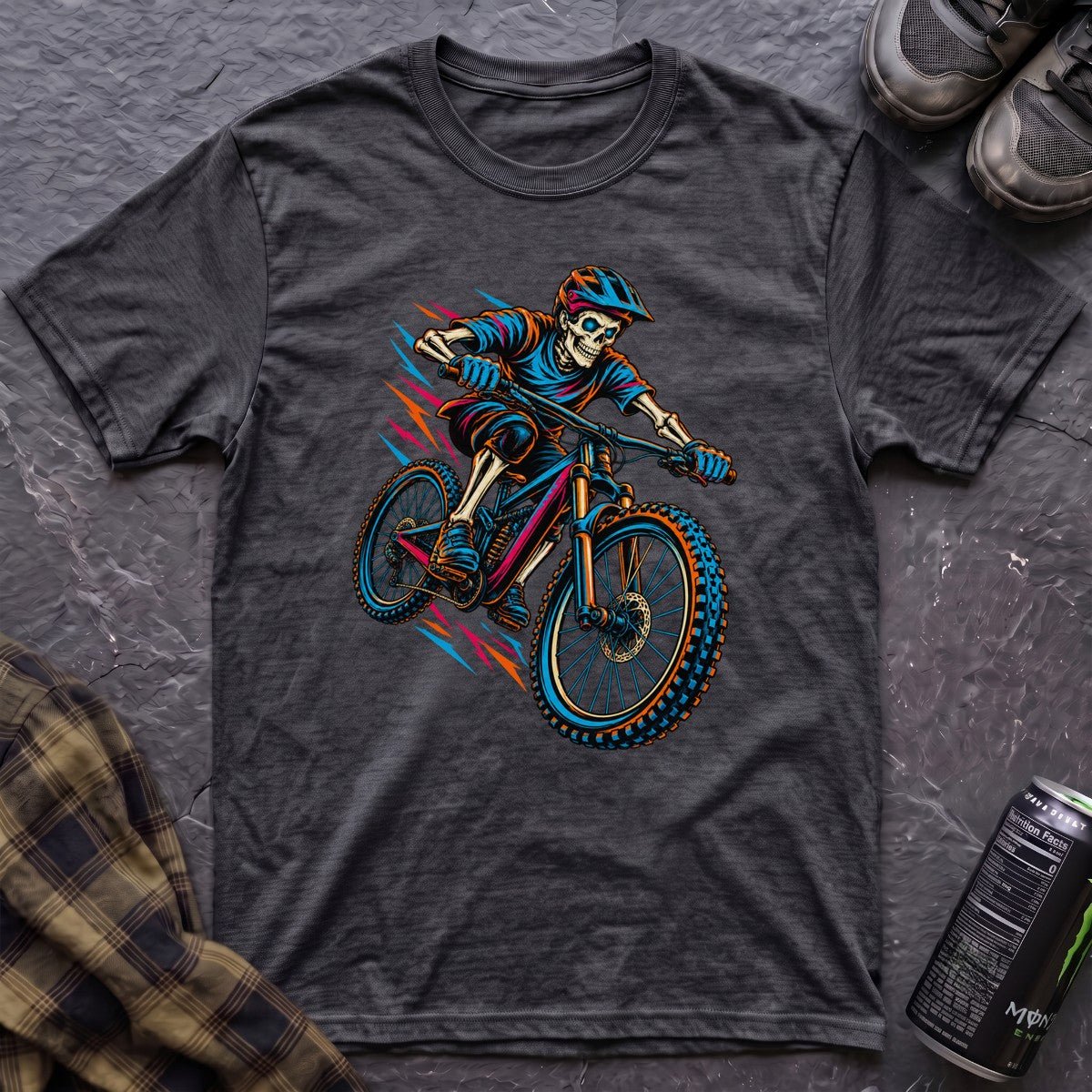 Skeleton Downhill T-Shirt - AspenCrestOutdoors
